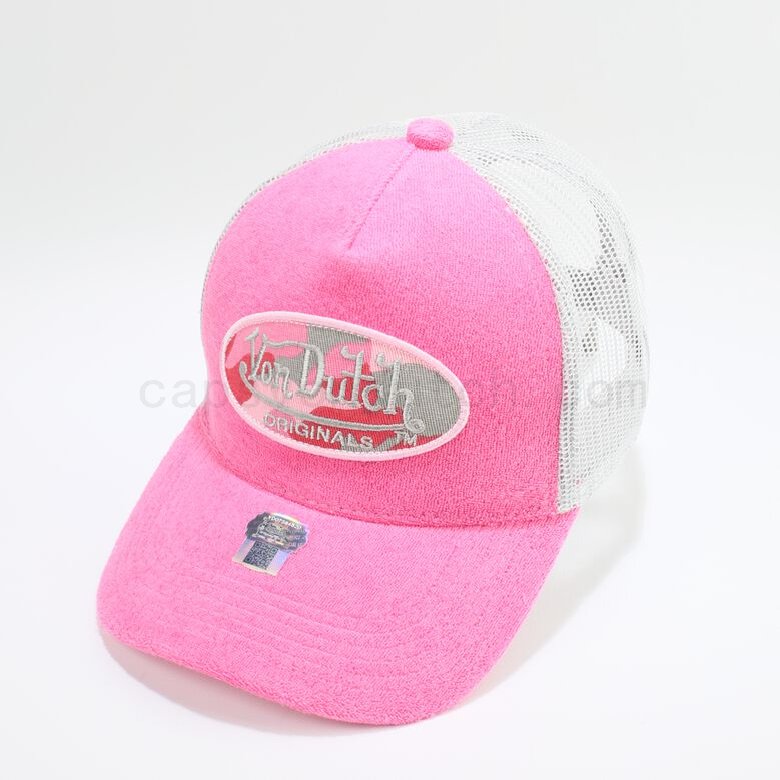 (image for) 2023 Outlet Online Von Dutch Originals -Trucker Skagen Cap, pink/grey F0817888-01302 Kaufen